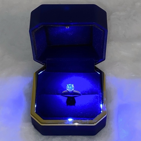 1.27ctw Champagne Diamond Solitaire Ladies Engagement Gold Ring w/ Gift Box - Picture 14 of 14